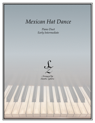 Book cover for Mexican Hat Dance (early intermediate 1 piano, 4 hand duet)