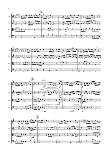 Kanon C-Dur - String Quartet image number null