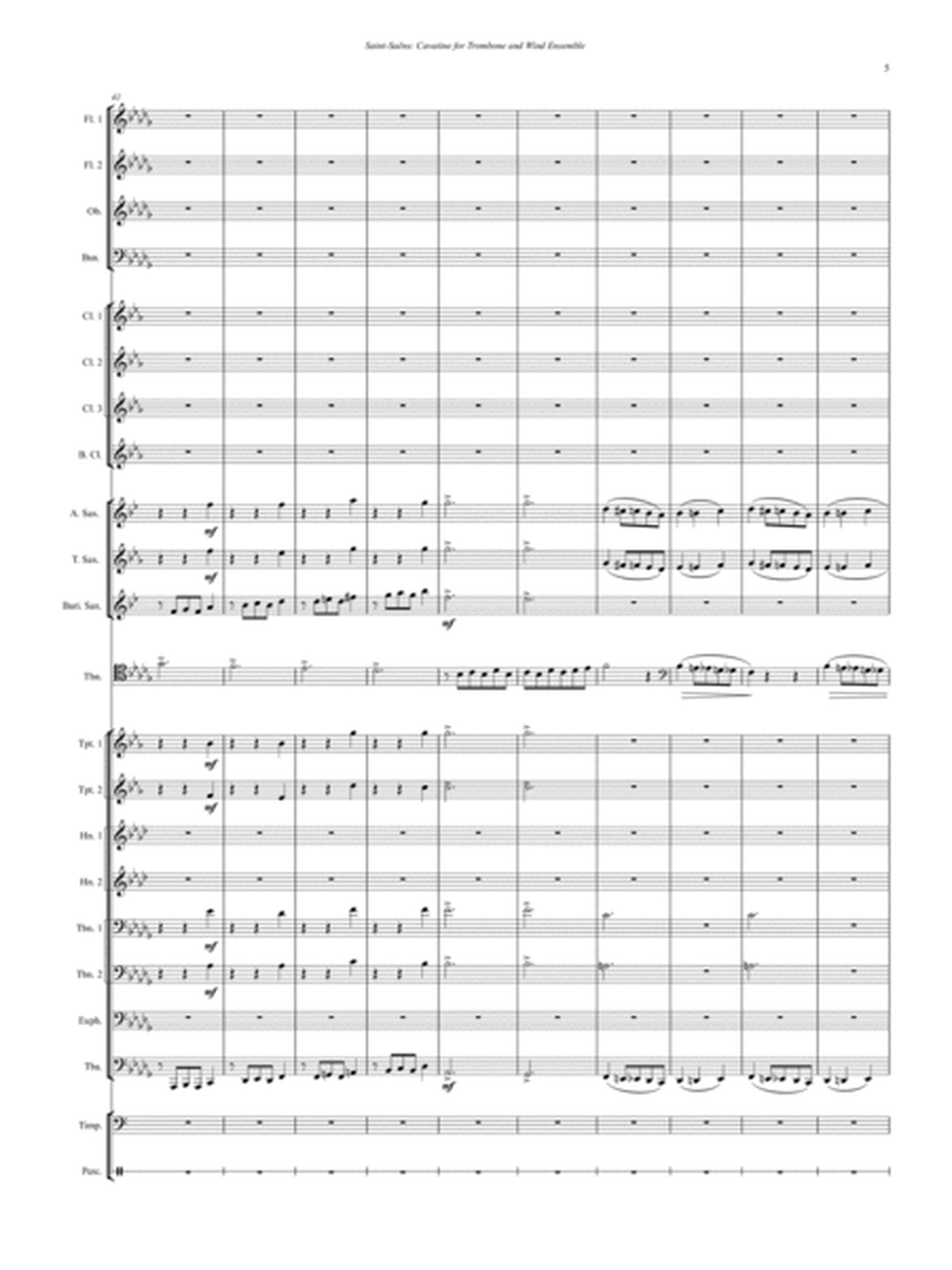 Cavatine for Trombone & Wind Ensemble image number null