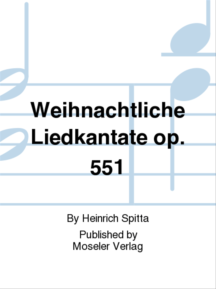 Weihnachtliche Liedkantate op. 551 SSA scores gallery preview page 1