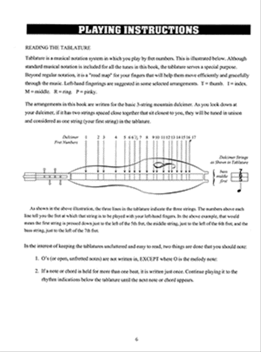 American Fiddle Tunes for Mountain Dulcimer Mountain Dulcimer scores gallery preview page 2