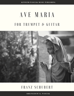 Book cover for Ave Maria (for Trumpet and Guitar)
