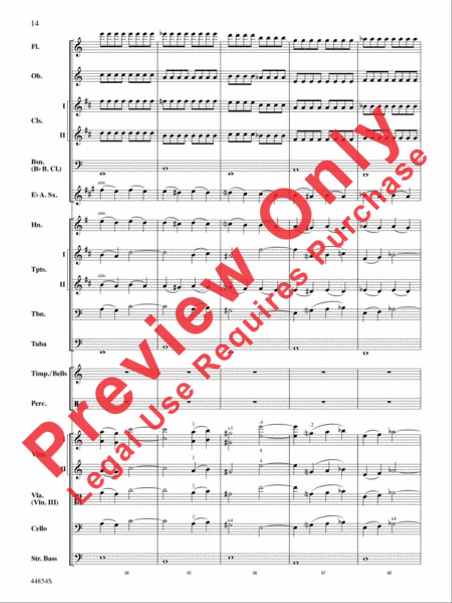 Romeo and Juliet Overture Full Orchestra scores gallery preview page 34