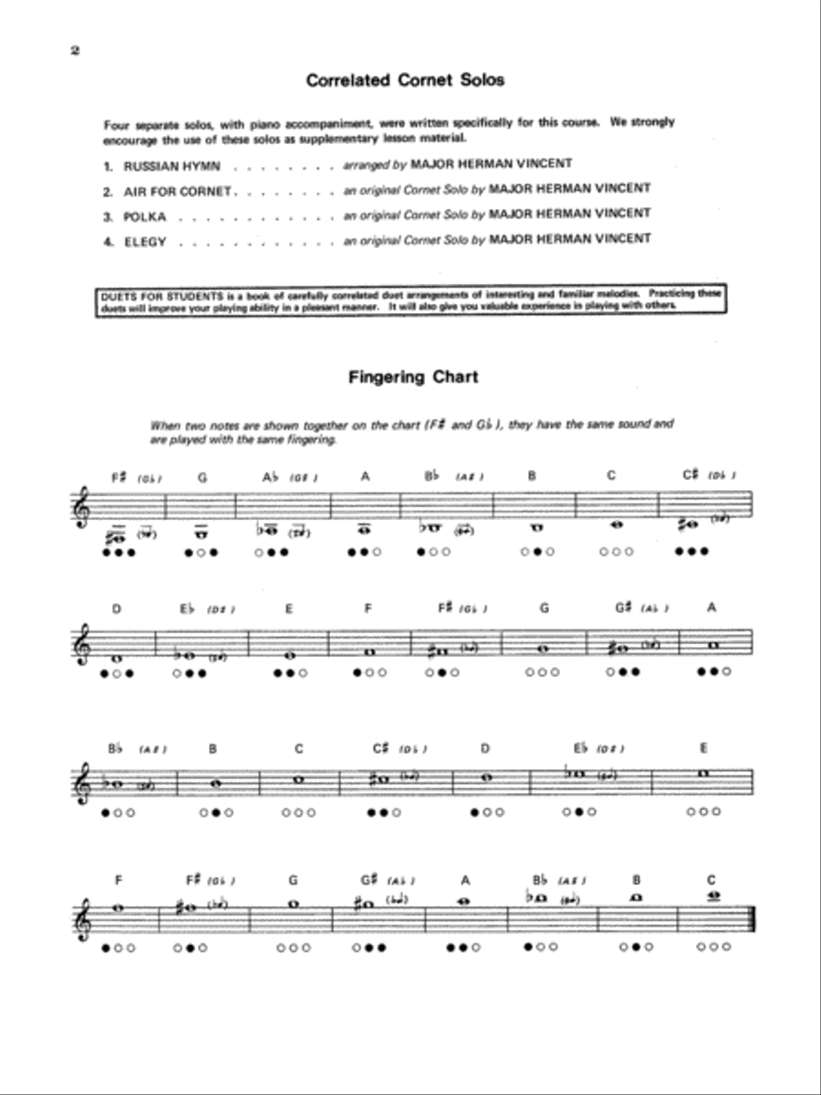Student Instrumental Course Studies and Melodious Etudes for Cornet Cornet scores gallery preview page 2