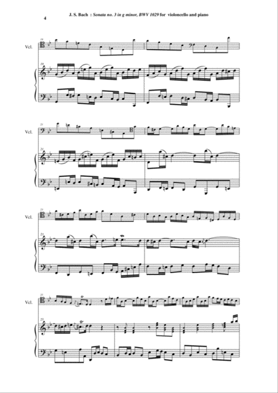 J. S. Bach: 