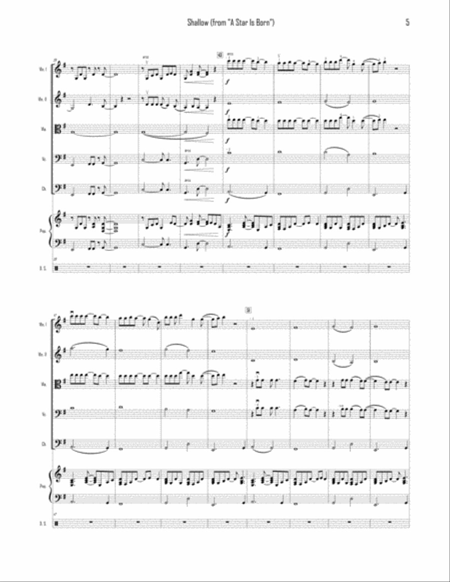 Shallow String Quartet scores gallery preview page 5