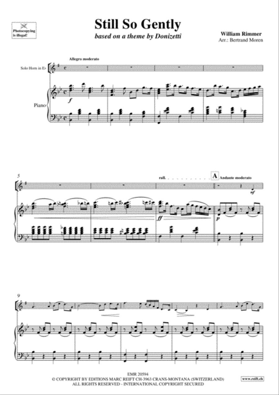 Still So Gently Horn scores gallery preview page 3