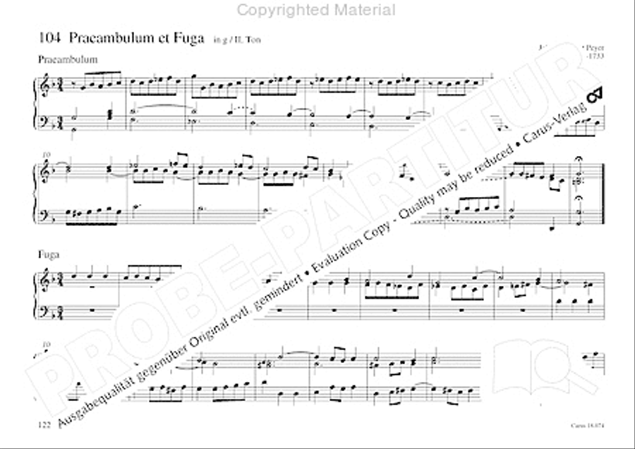 Organo pleno. Orgelstucke zum Ein- und Auszug Organ Solo scores gallery preview page 130
