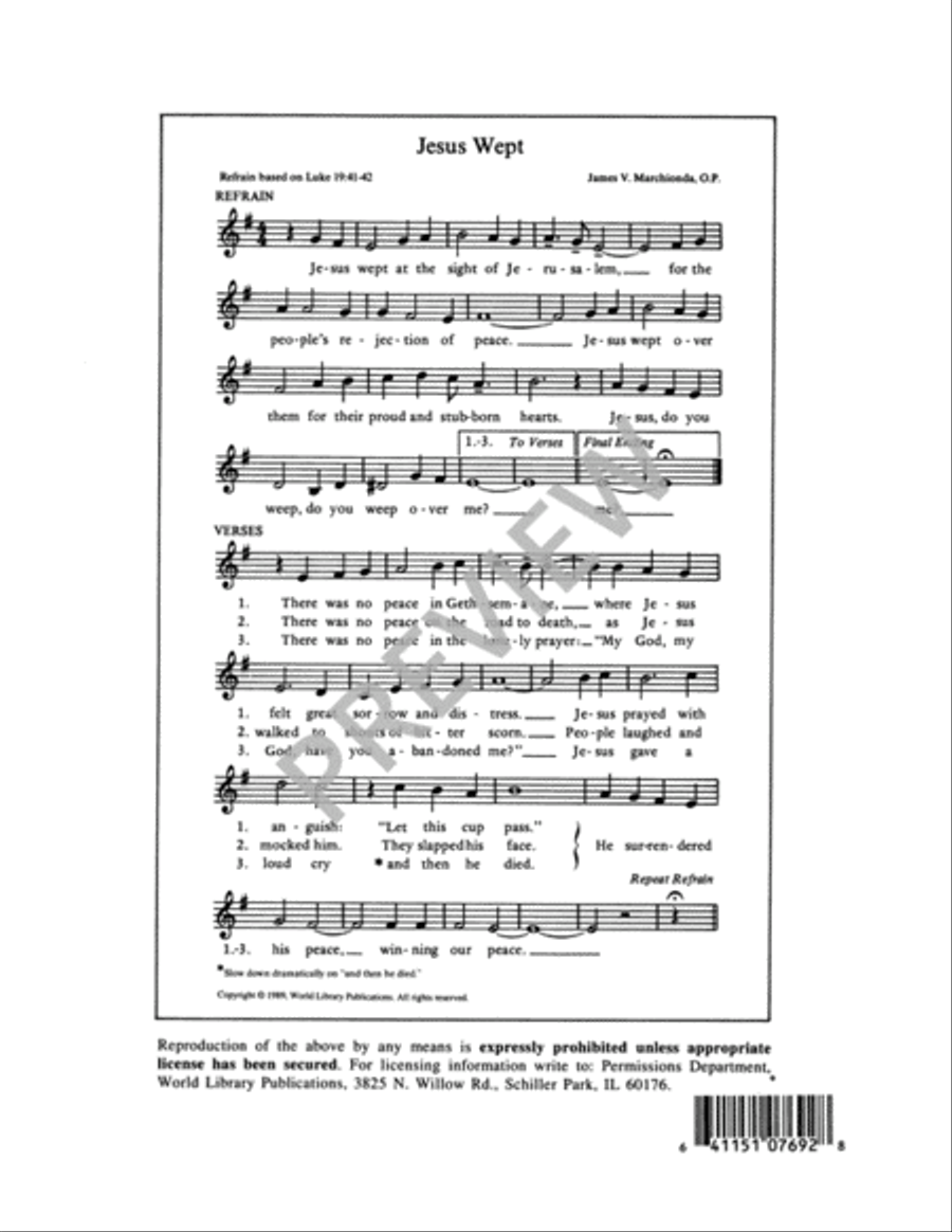Jesus Wept Jesus Wept Piano scores gallery preview page 4