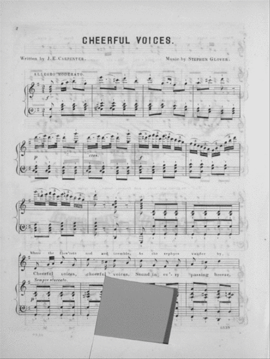 Cheerful Voices. Song Voice scores gallery preview page 2