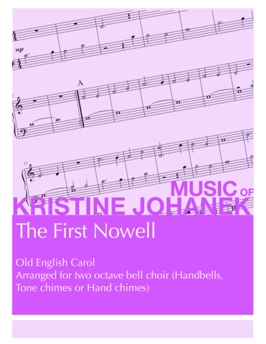 The First Nowell (2 Octave Handbell, Hand Chimes or Tone Chimes) image number null
