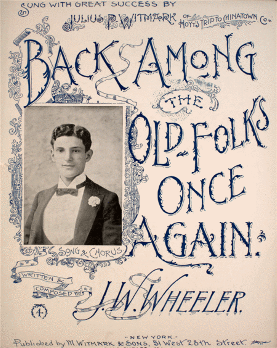Back Among the Old Folks Once Again. Song & Chorus Choir scores gallery preview page 1