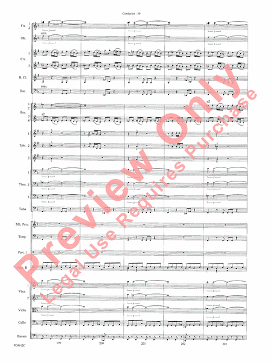 Selections from Star Wars: Episode I The Phantom Menace Full Orchestra scores gallery preview page 41