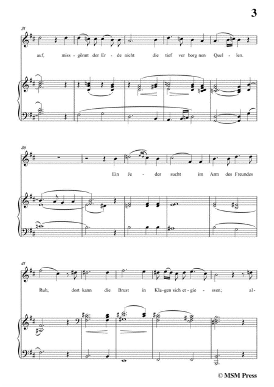 Schubert-Mignon I,D.726,in b minor,for Voice&Piano Voice scores gallery preview page 5