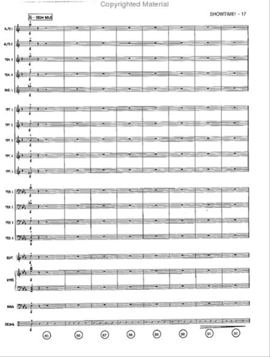 Showtime! Jazz Ensemble scores gallery preview page 16