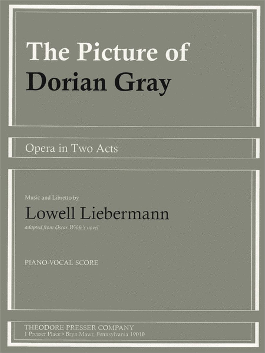 The Picture of Dorian Gray Bassoon scores gallery preview page 1