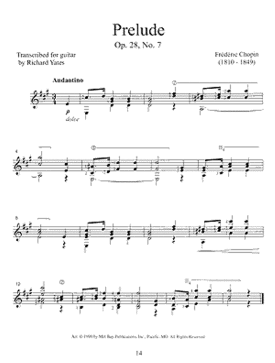 Chopin for Acoustic Guitar Acoustic Guitar scores gallery preview page 2