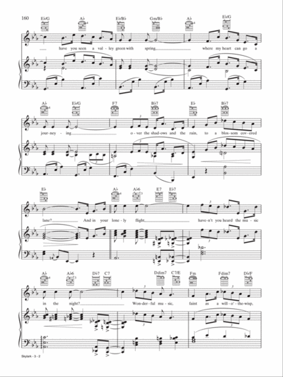 Skylark Piano, Vocal, Guitar scores gallery preview page 2