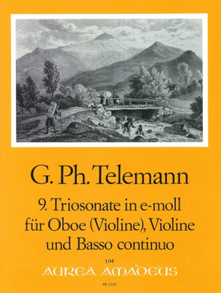 Book cover for 9. Trio sonata E minor TWV 42:e5