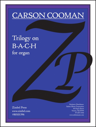 Book cover for Trilogy on B-A-C-H
