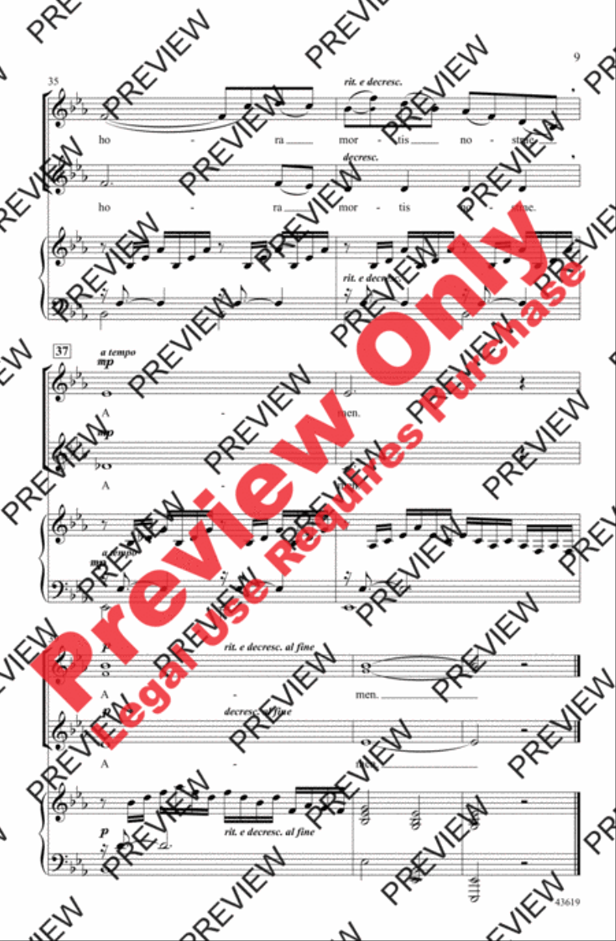 Ave Maria Ave Maria 2-Part scores gallery preview page 8