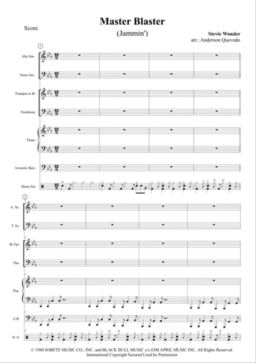 Master Blaster Jazz Ensemble scores gallery preview page 3