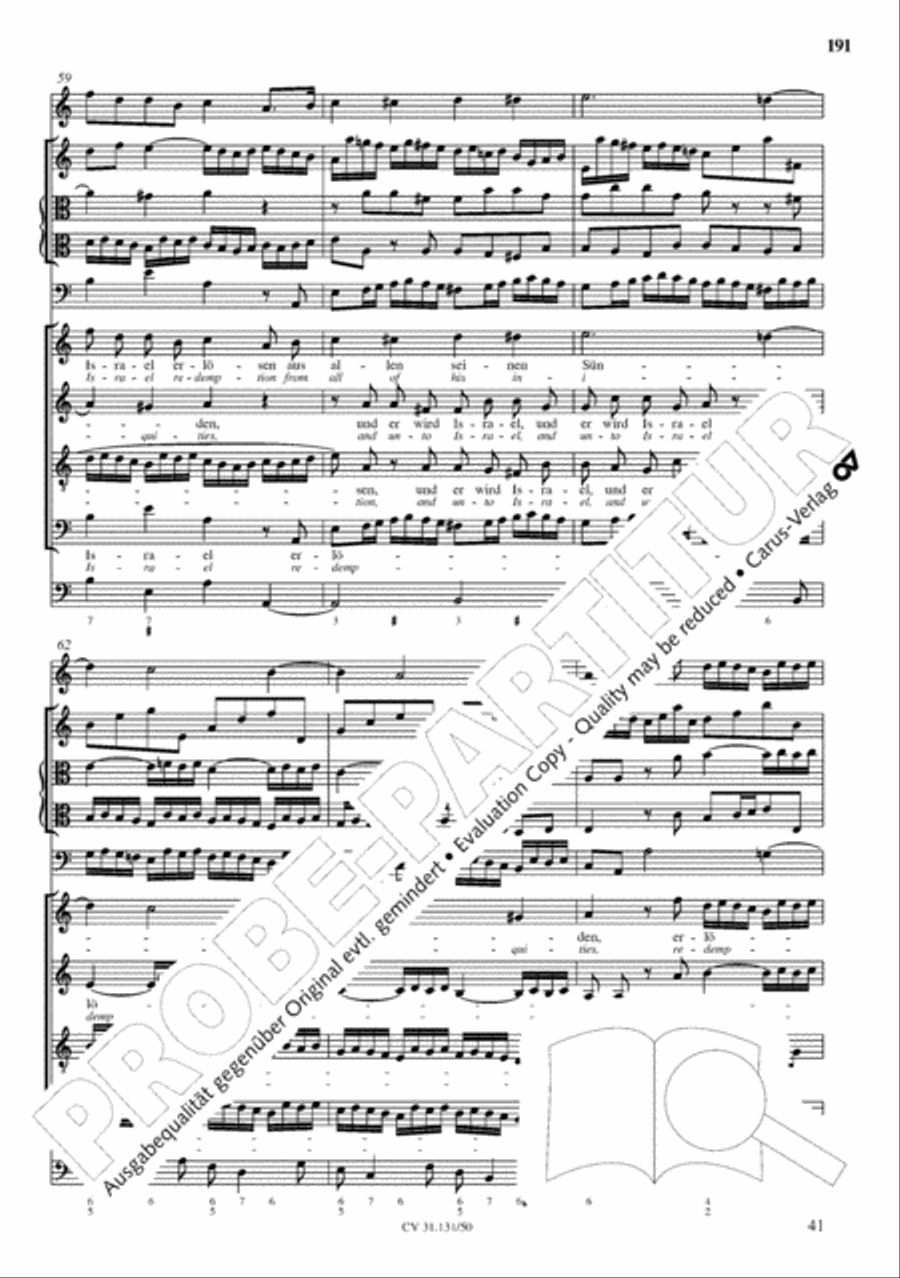 The Complete Sacred Vocal Works (Das geistliche Vokalwerk) Voice scores gallery preview page 192
