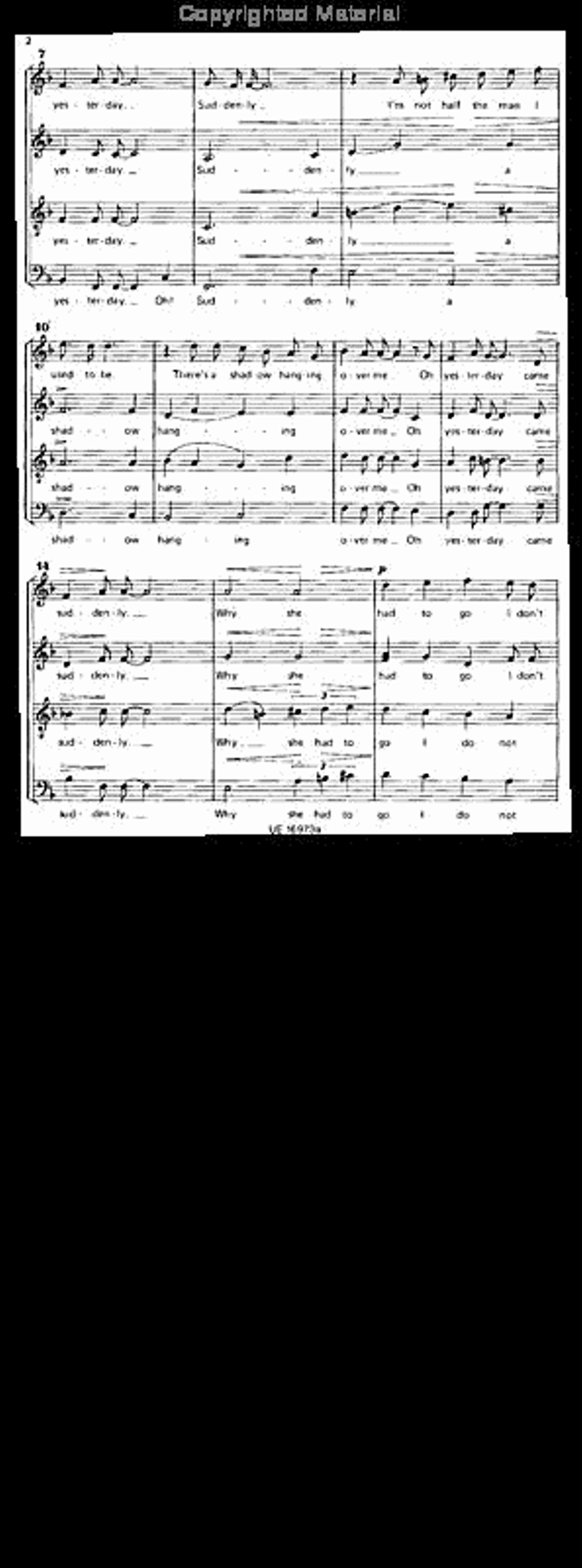 Beatles Songs, Part 1 School and Community scores gallery preview page 3