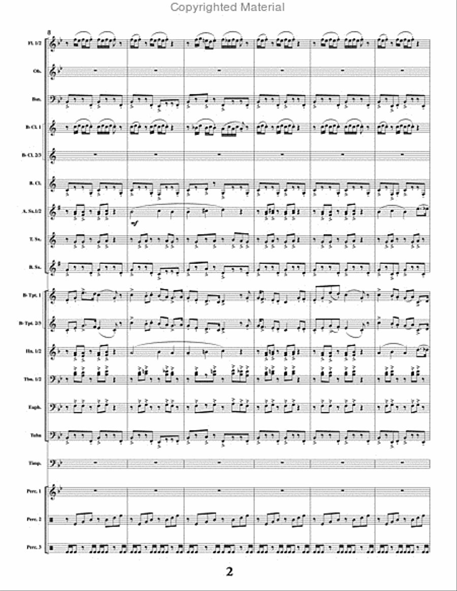 Foster's America Concert Band scores gallery preview page 3