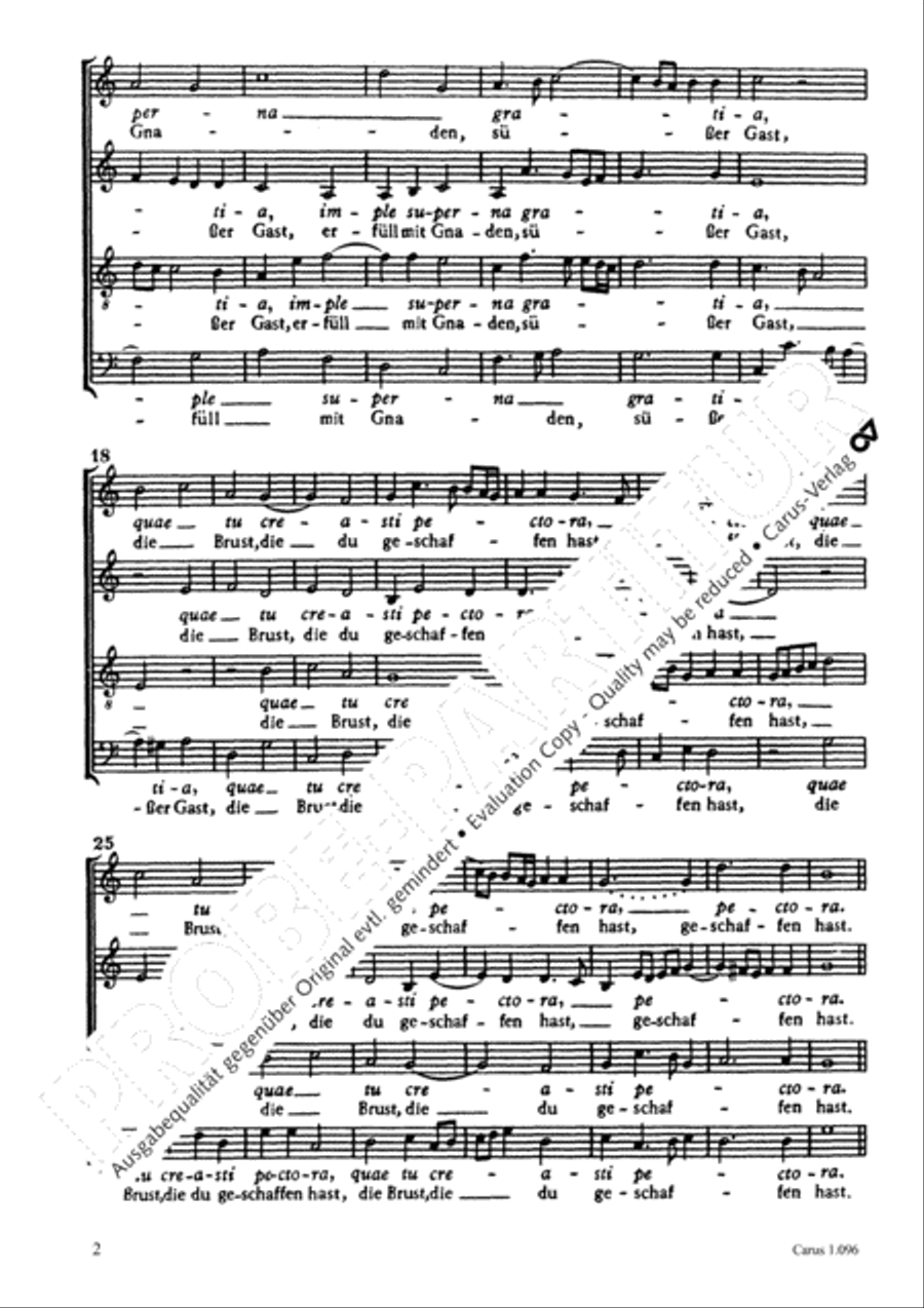 Veni Creator Spiritus Choir scores gallery preview page 3