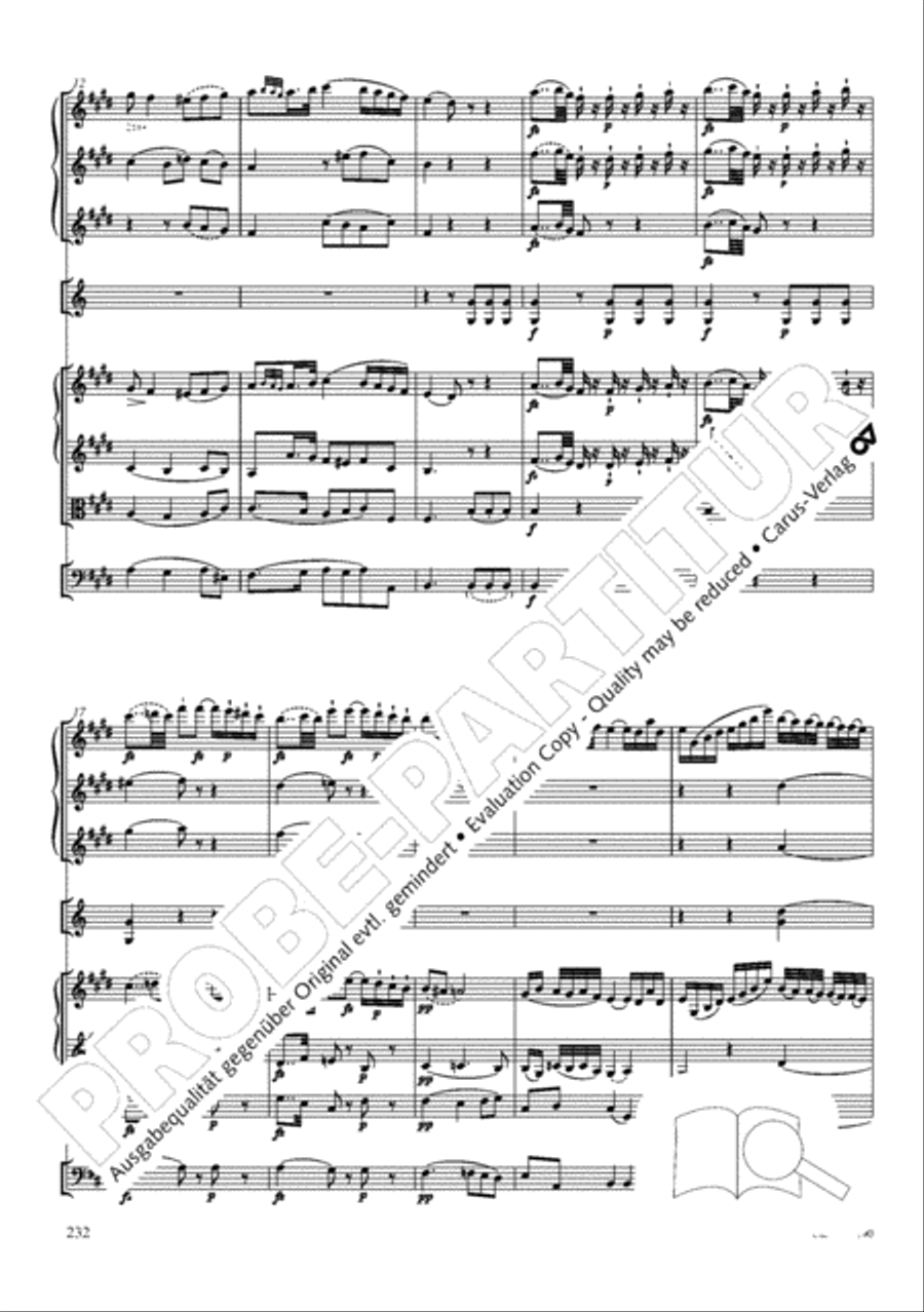The Creation (Die Schopfung) 4-Part scores gallery preview page 252