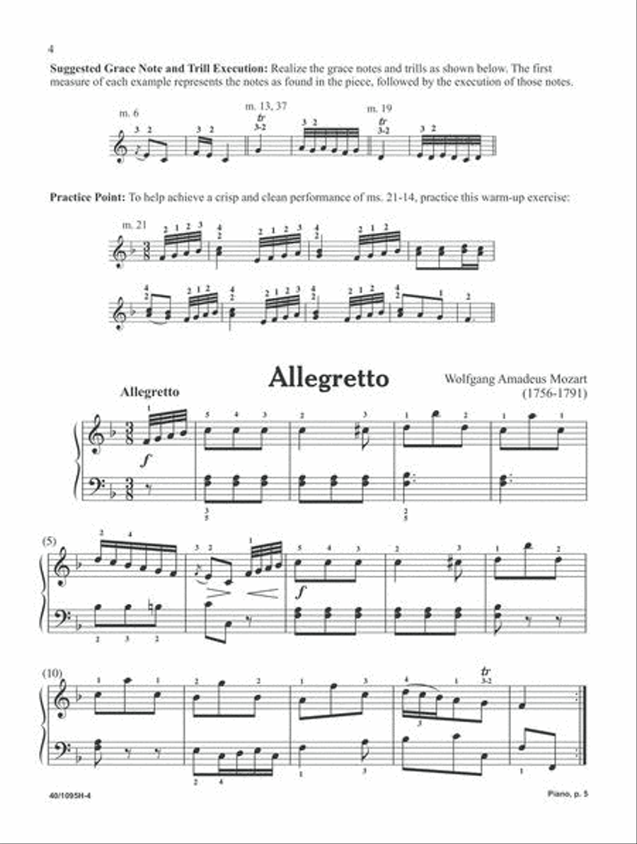 Master Class Series - Level 4 Piano Method scores gallery preview page 4