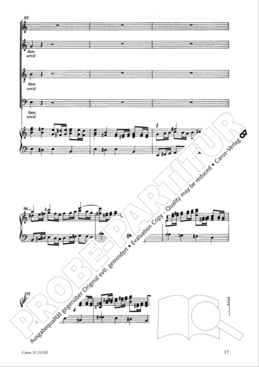 God's will is best, it shall be done (Was mein Gott will, das g'scheh allzeit) 4-Part scores gallery preview page 18