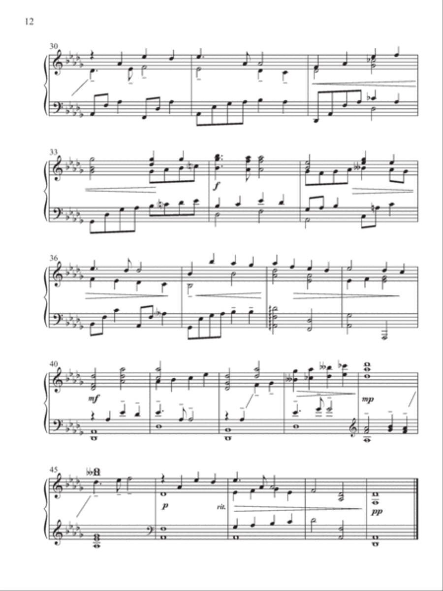 All Nature Sings Piano Solo scores gallery preview page 4