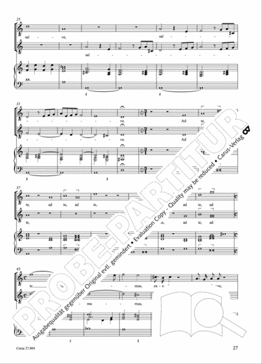 Hinni, Salve Regina, Motetti Score scores gallery preview page 52