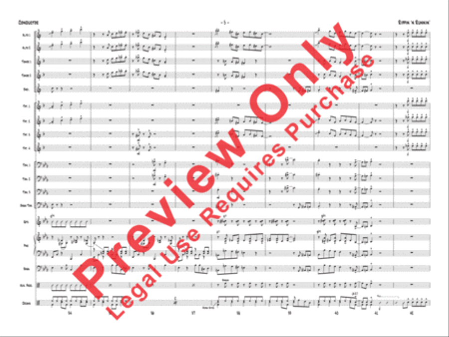 Rippin' 'n Runnin' Jazz Ensemble scores gallery preview page 6