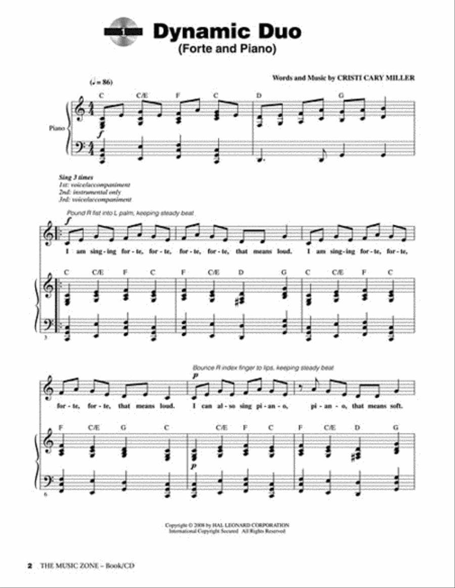 The Music Zone Collection / Songbook scores gallery preview page 3