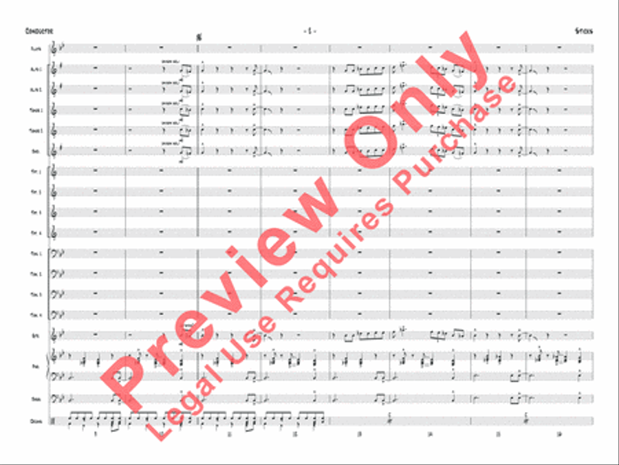Sticks Jazz Ensemble scores gallery preview page 21