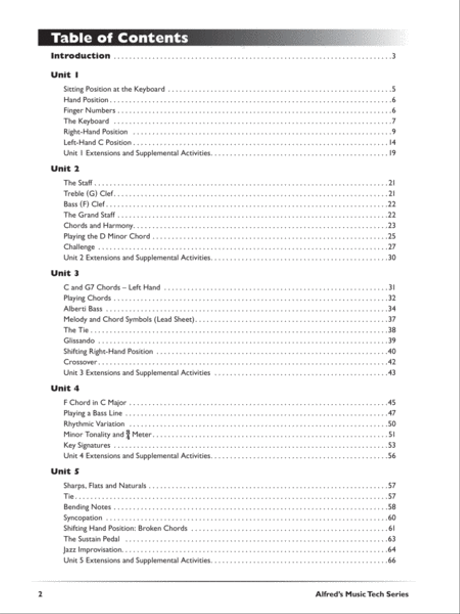 Alfred's MusicTech, Book 1 Piano scores gallery preview page 7