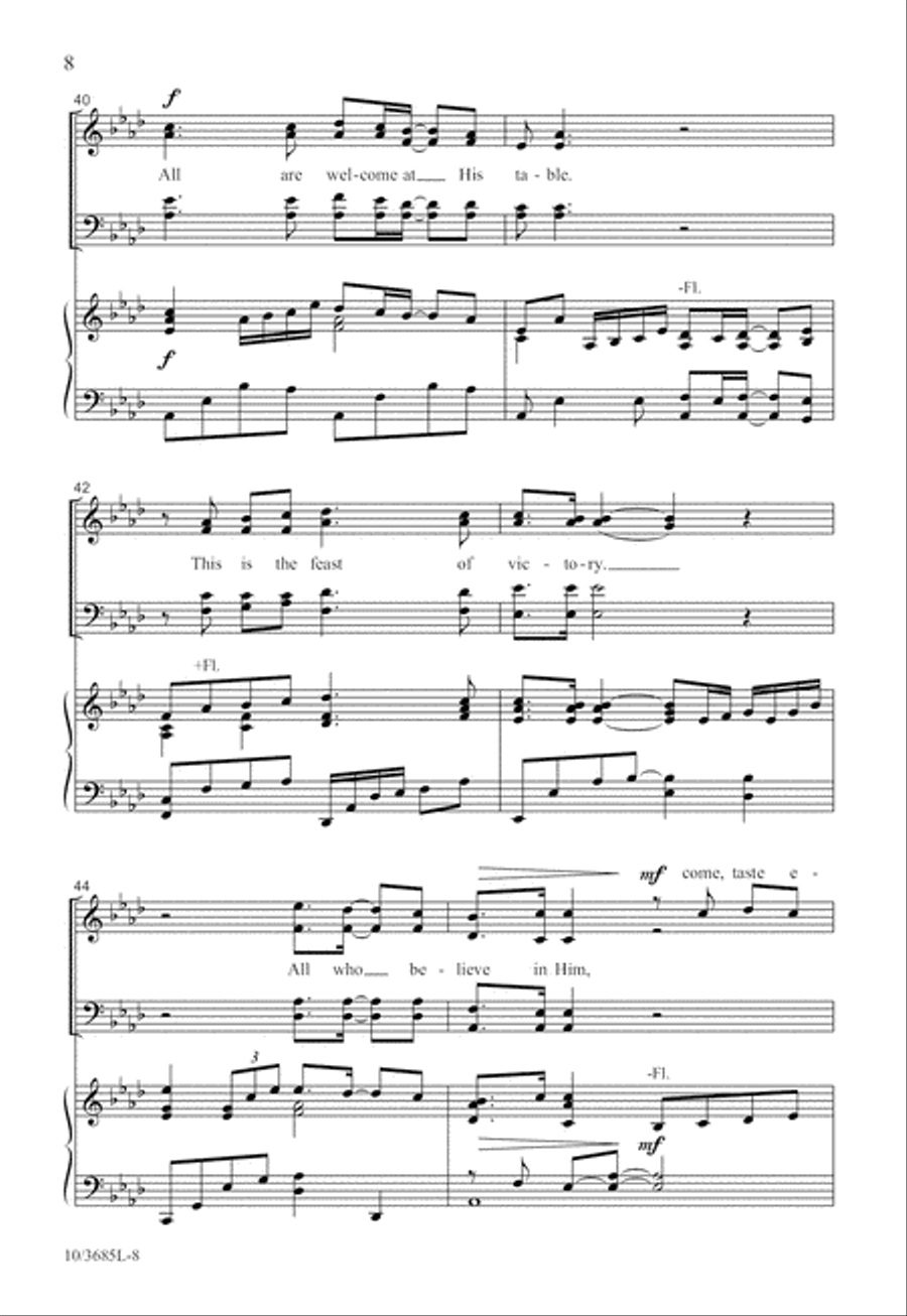 Communion Invitation Communion Invitation 4-Part scores gallery preview page 9