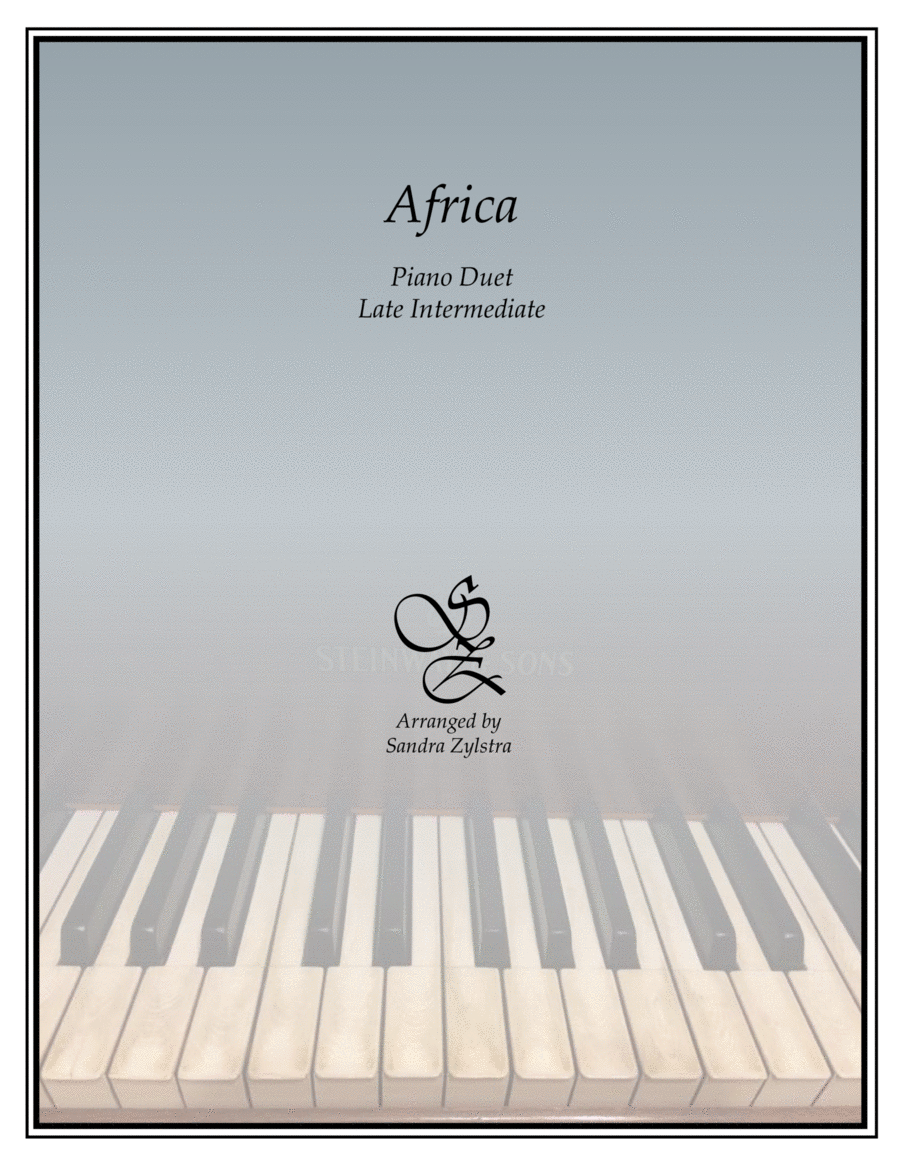 Africa 1 Piano, 4-Hands scores gallery preview page 1
