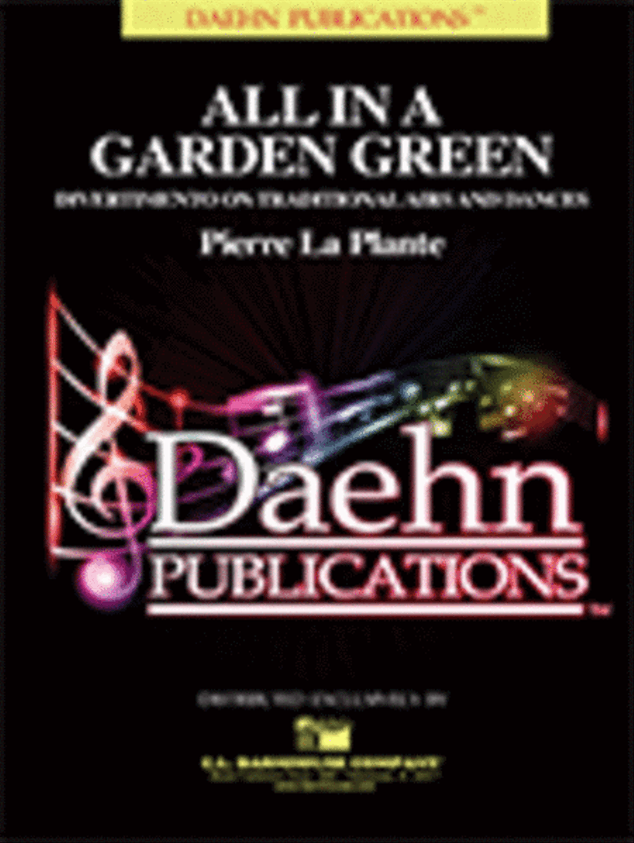 All in a Garden Green Concert Band scores gallery preview page 1