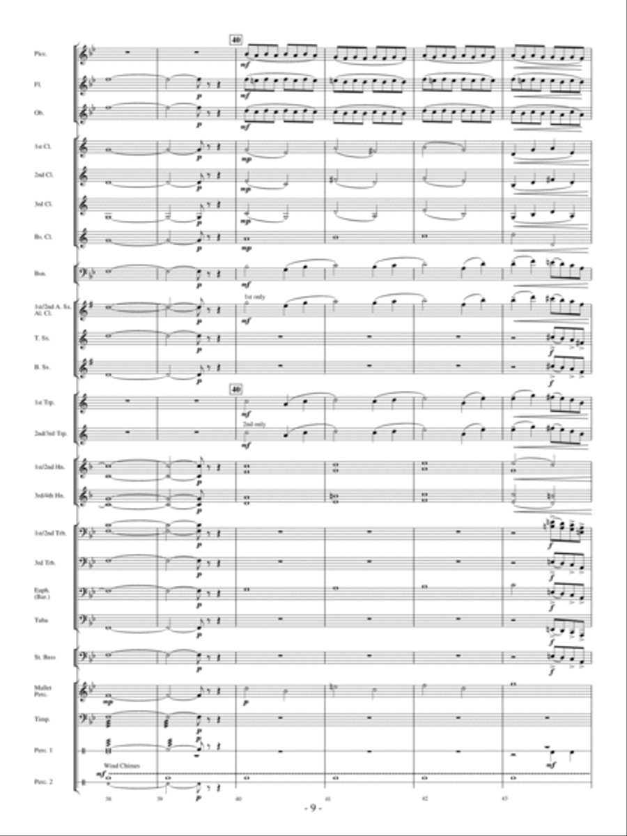 Moonscape Moonscape Concert Band scores gallery preview page 8
