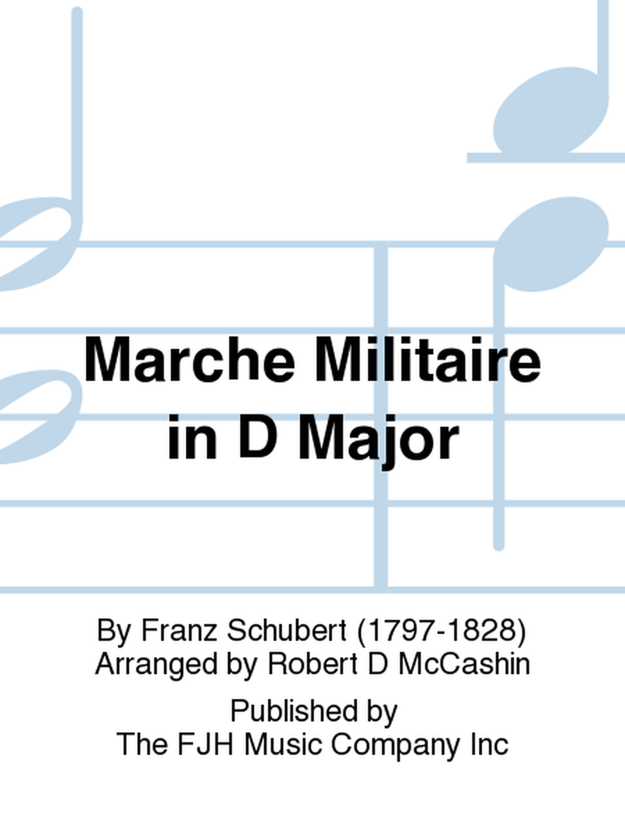 Marche Militaire in D Major image number null