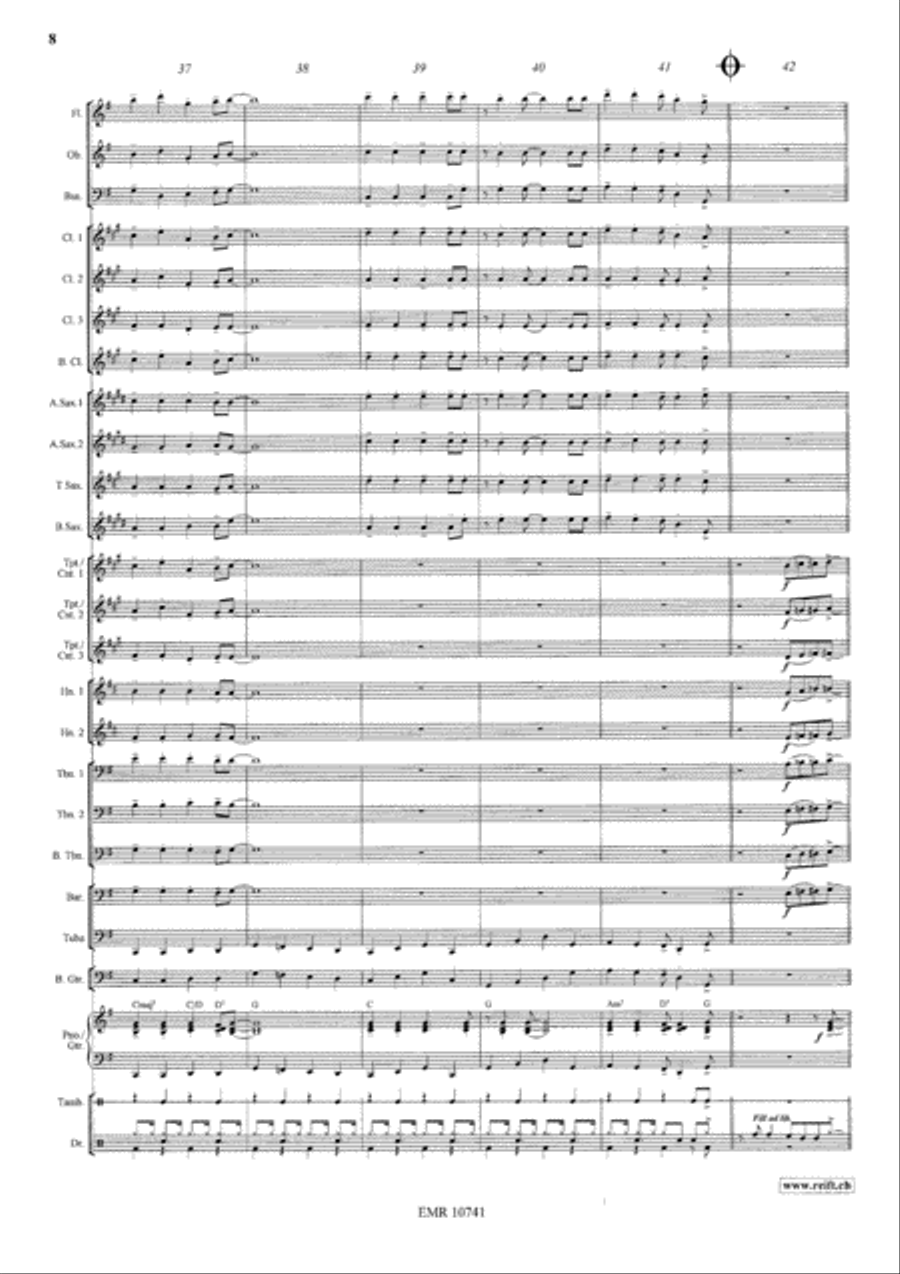 Swingle Bells Concert Band scores gallery preview page 9