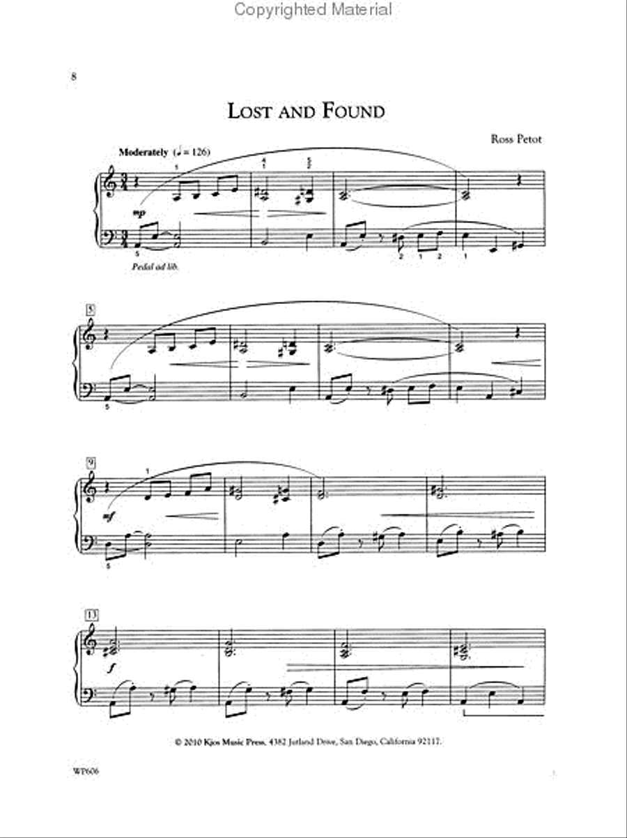 Jazz Alley, Early Intermediate Piano Solo scores gallery preview page 3
