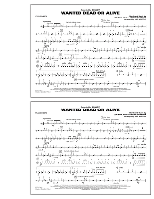 Wanted Dead or Alive - Snare Drum