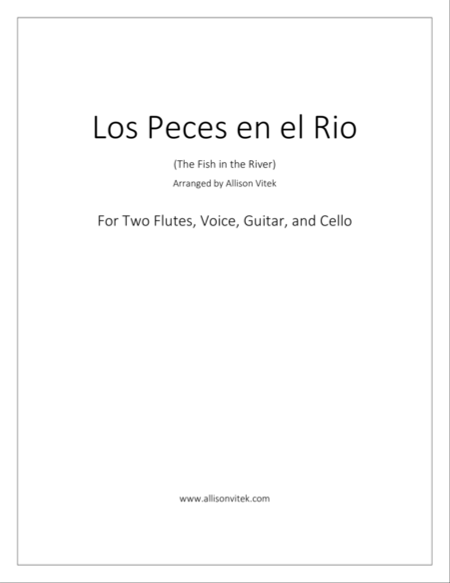 Los Peces en el Rio Small Ensemble scores gallery preview page 1
