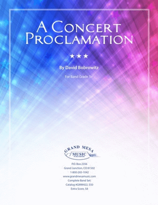 A Concert Proclamation Cb1.5 Sc/Pts