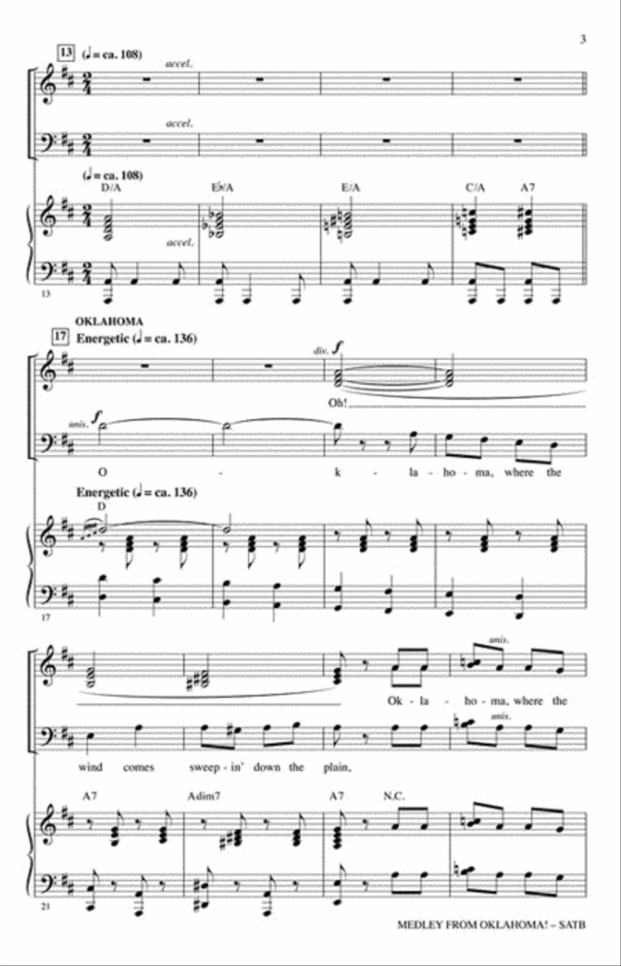Oklahoma! 4-Part scores gallery preview page 3